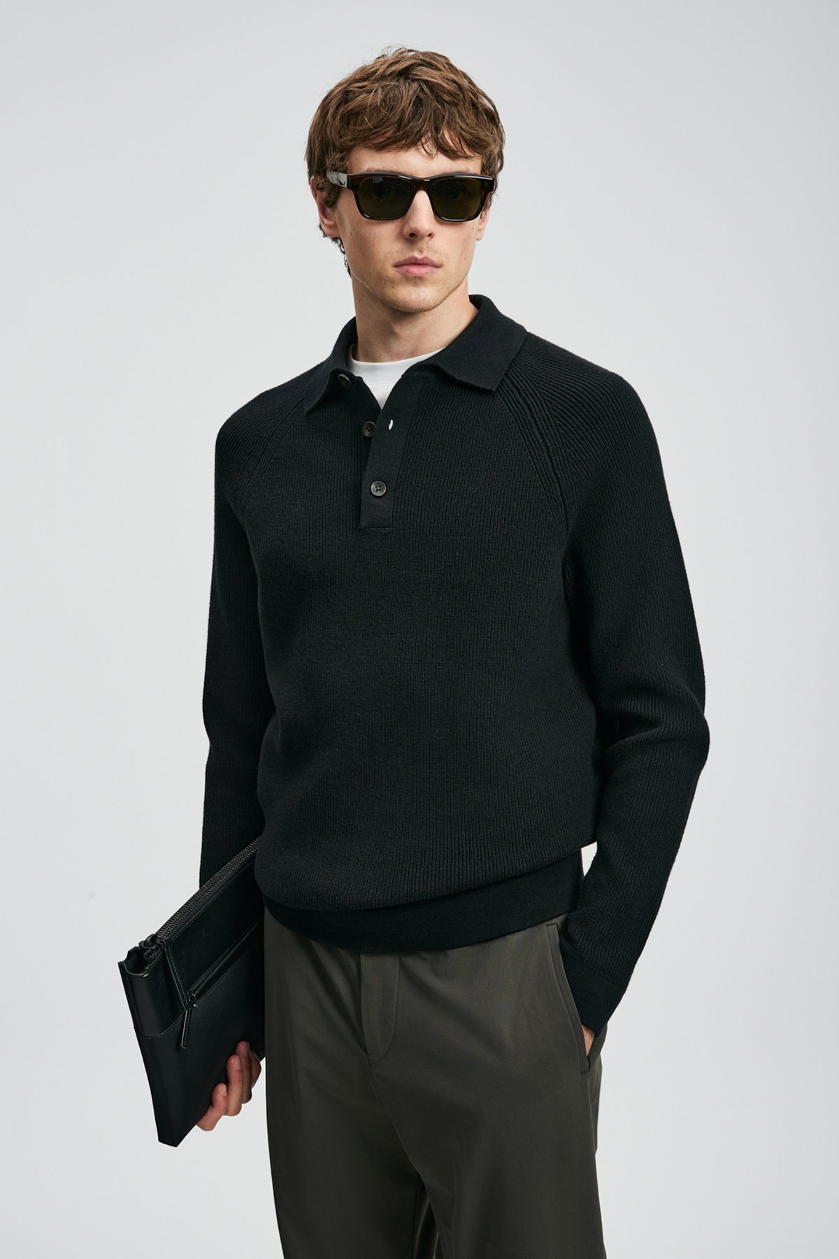 Rufus Erkek Kazak Siyah - Lufian