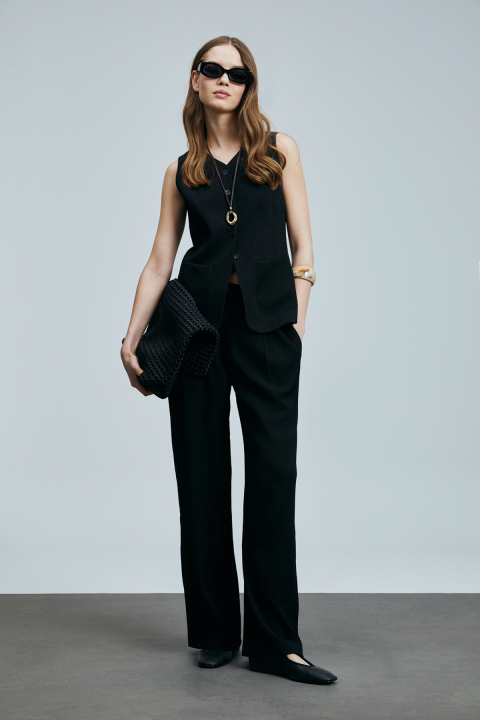 Ruma Kadın Yelek Siyah - Lufian (1)