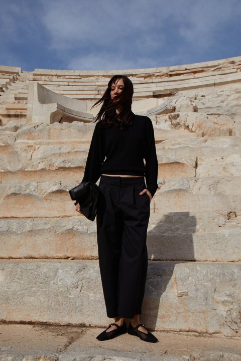 Safar Kadın Pantolon Siyah - Lufian