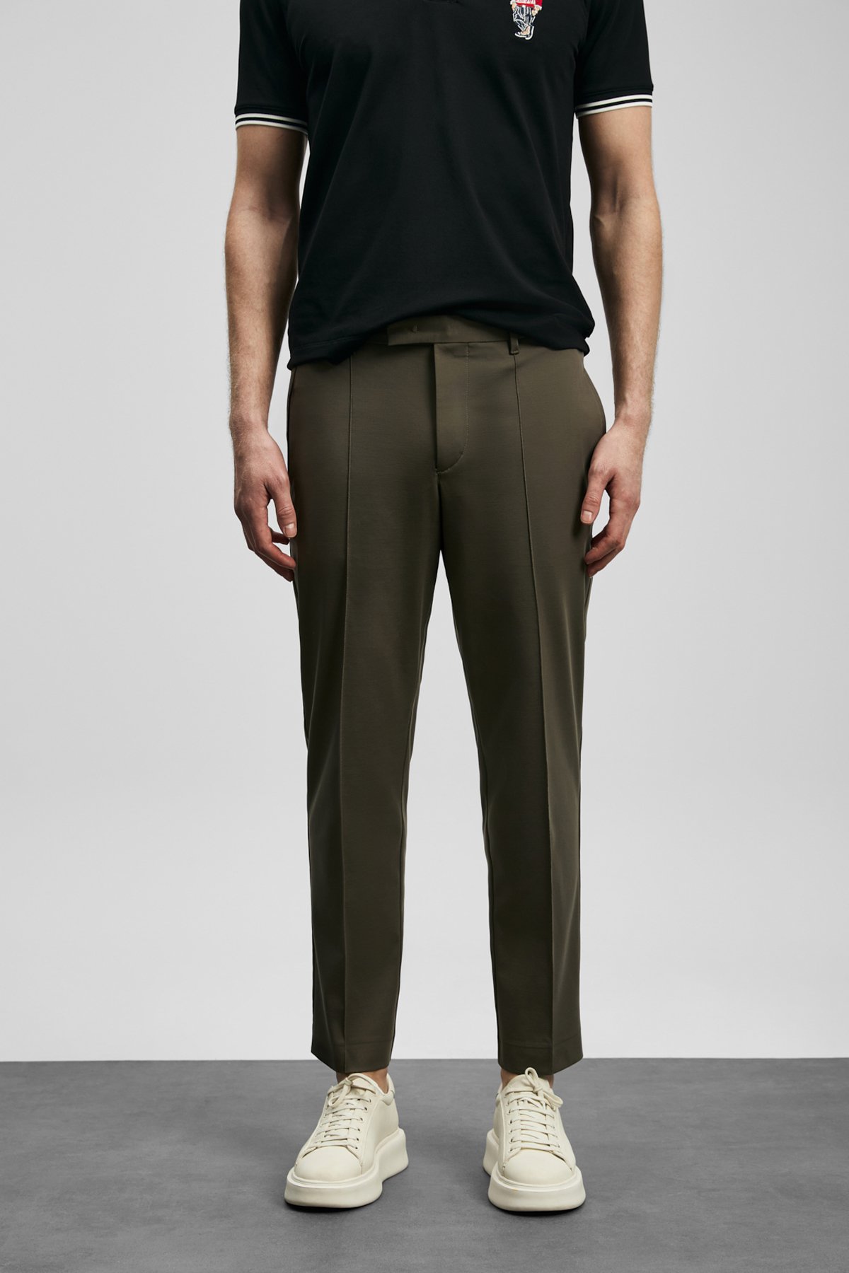Sam Smart Erkek Chino Pantolon Slim Fit Toprak - Lufian (1)