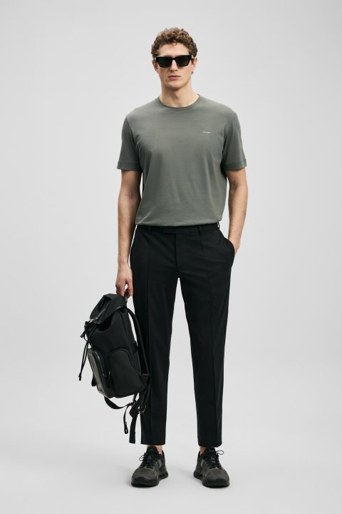 Sam Smart Erkek Chino Pantolon Slim Fit Siyah - Lufian