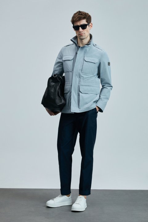 Samuel Smart Erkek Chino Pantolon Slim Fit Lacivert - LUFIAN