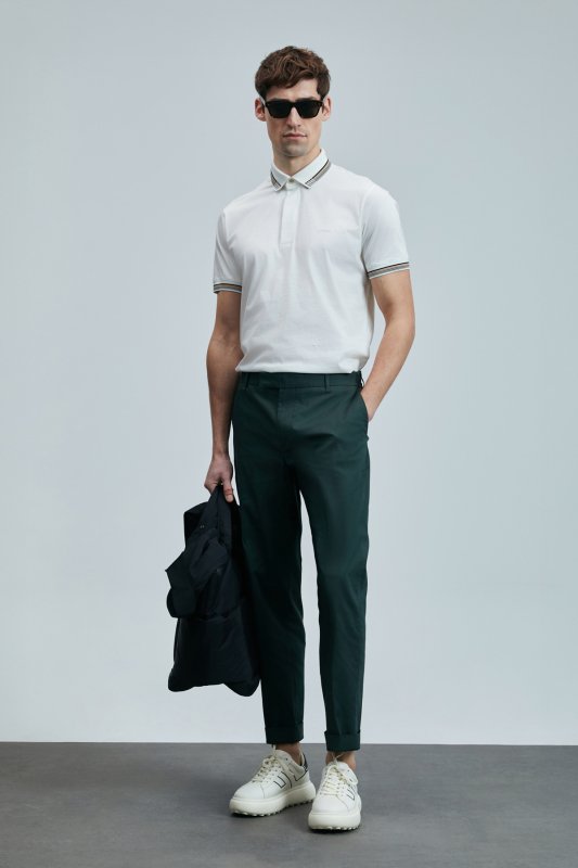 Samuel Smart Erkek Chino Pantolon Slim Fit Yeşil
