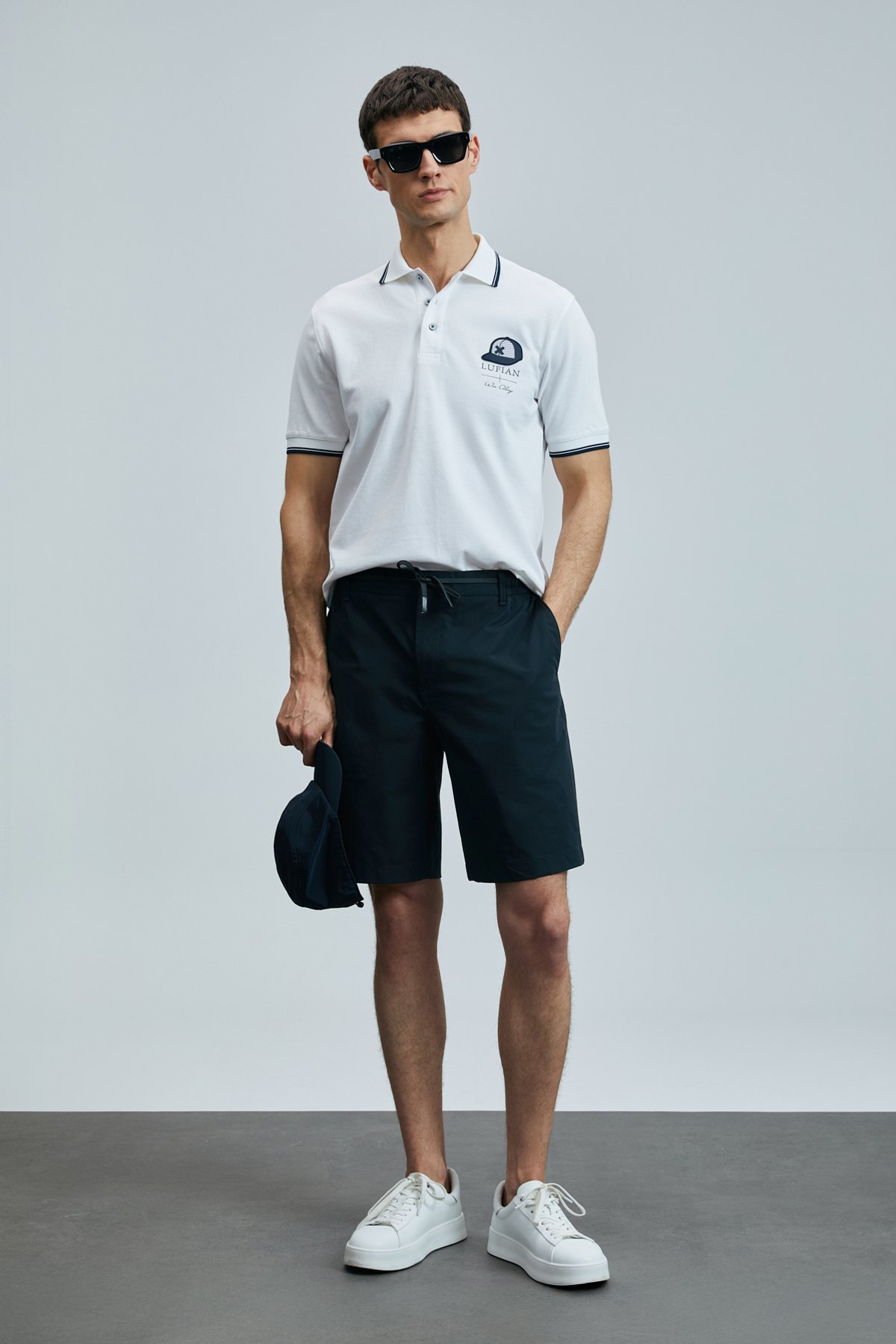 Sandor Smart Erkek Polo Tişört Beyaz - Lufian (1)