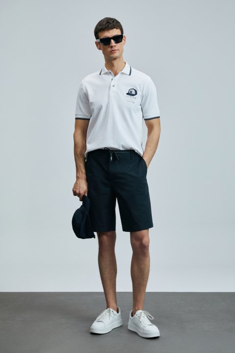 Sandor Smart Erkek Polo Tişört Beyaz - Lufian (1)