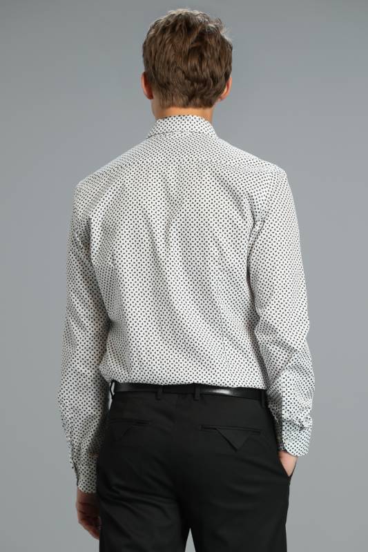 Sandur Erkek Smart Gömlek Slim Fit Gri - 3