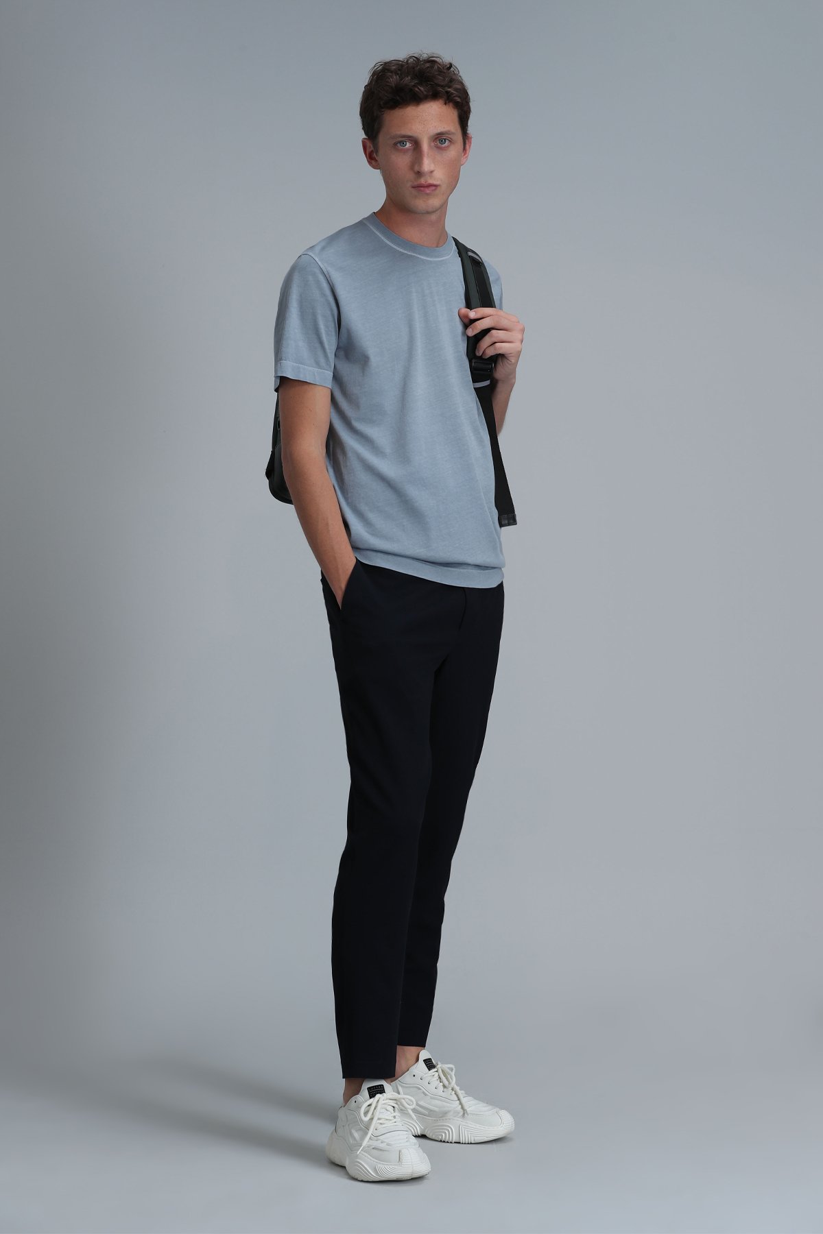 Sarder Erkek Basic Tişört Su Yeşili - Lufian (1)