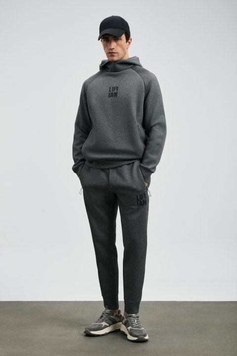 Snow Erkek Sweatshirt Antrasit - Lufian (1)