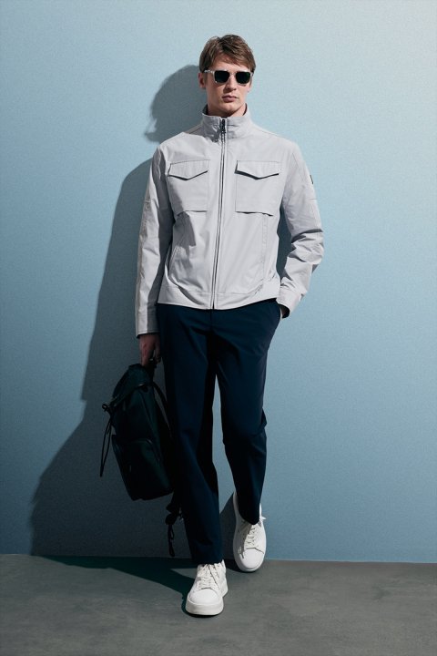 Male Coat Lıght Grey - Lufian