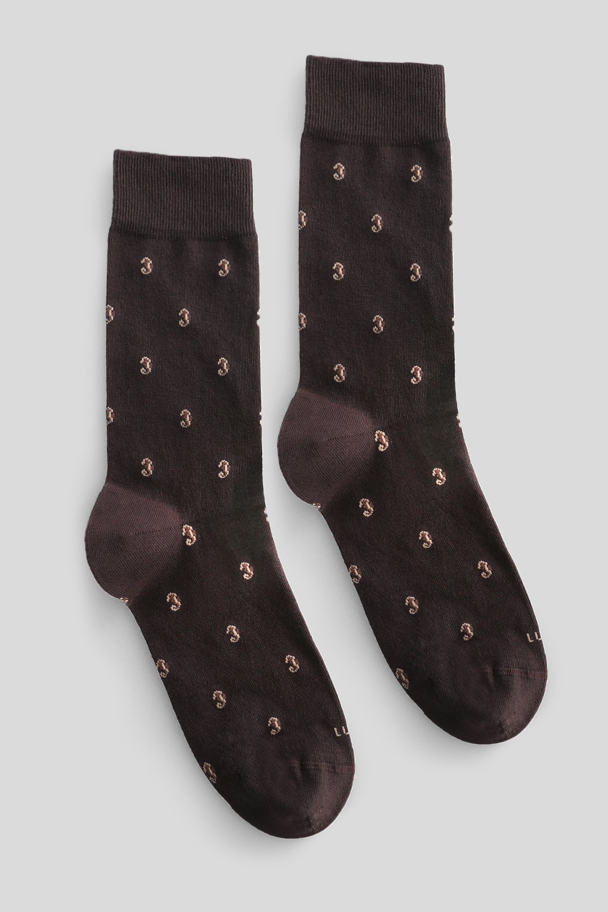 Mens Socks Brown - Lufian