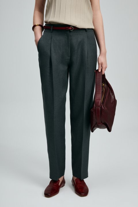 Seam Kadın Pantolon Haki - Lufian (1)