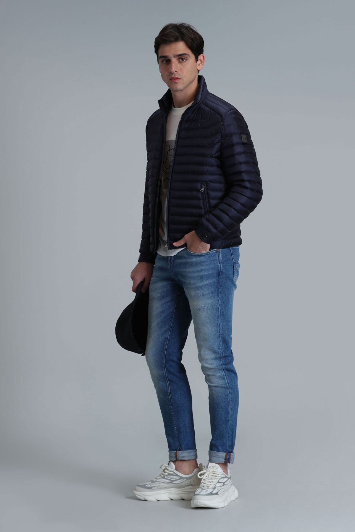 Sergıo Erkek Mont Lacivert - Lufian (1)