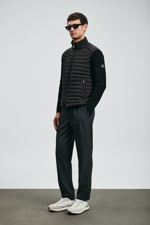 Sergıo Kaz Tüyü Erkek Mont Siyah - Lufian (1)