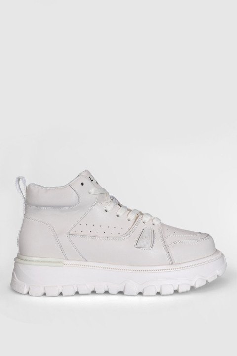 Seth Mens Sneaker Shoes Whıte - Lufian