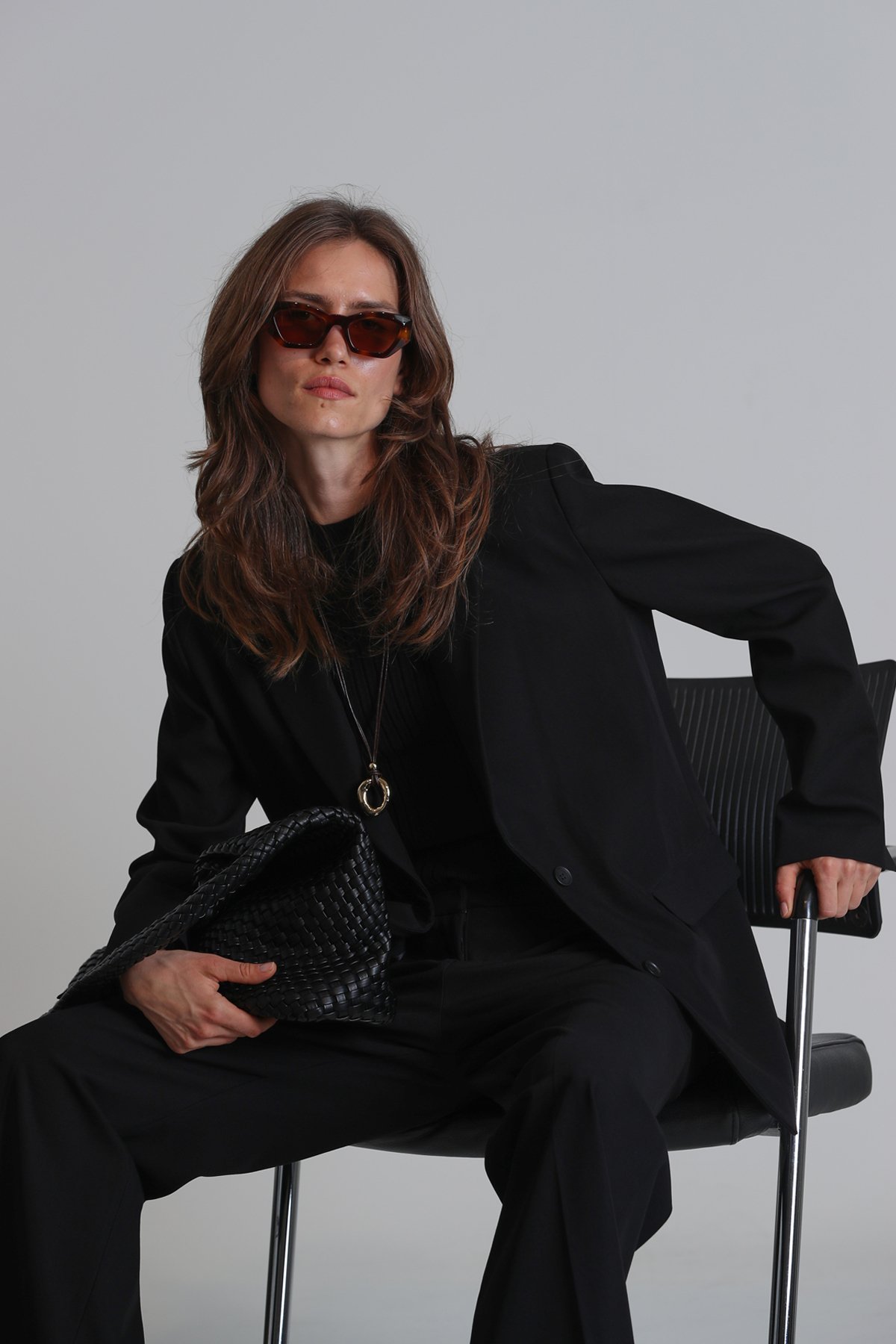 Sheldon Kadın Ceket Siyah - Lufian