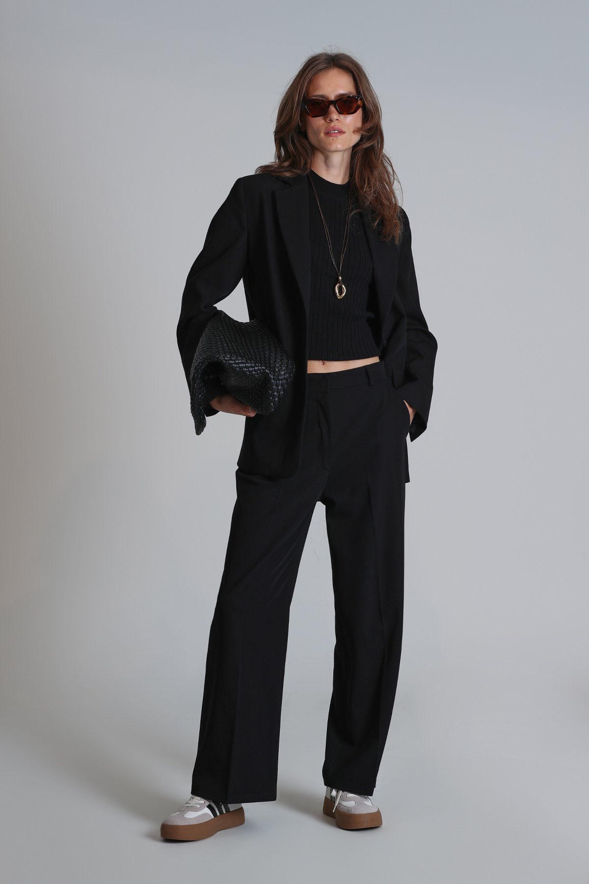 Sheldon Kadın Ceket Siyah - Lufian (1)