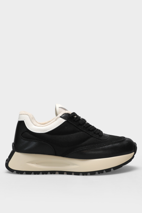 Sıa Kadın Sneaker Ayakkabı Siyah - Lufian