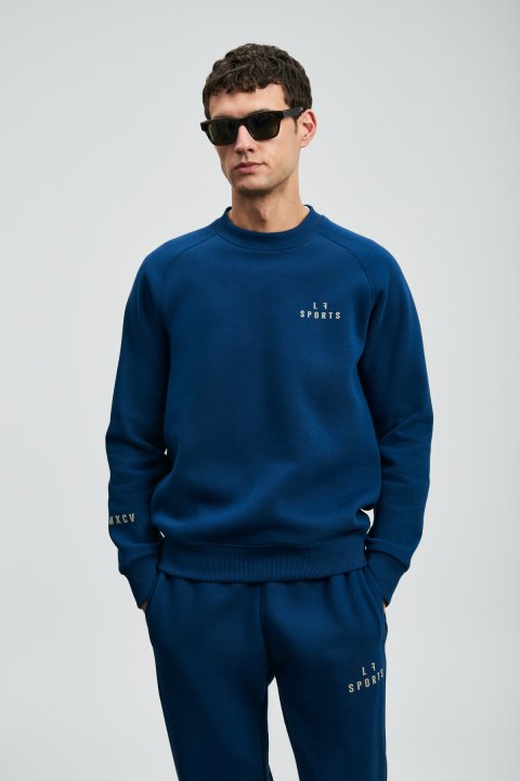 Sıgma Erkek Sweatshirt Saks - Lufian