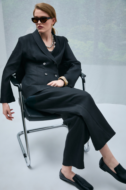 Sılvıa Kadın Pantolon Siyah - Lufian