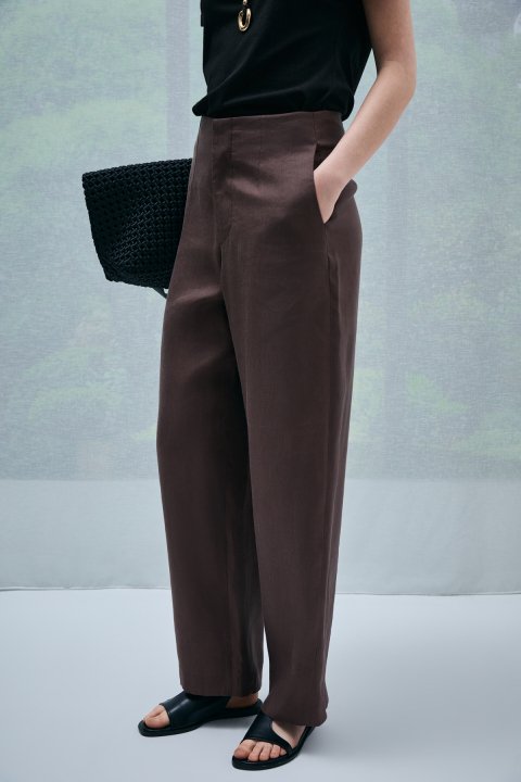 Sılvıa Women's Pants Brown - Lufian (1)