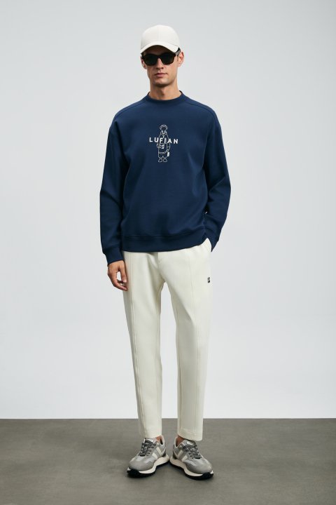 Sımba Men's Sweatshirt Navy Blue - Lufian