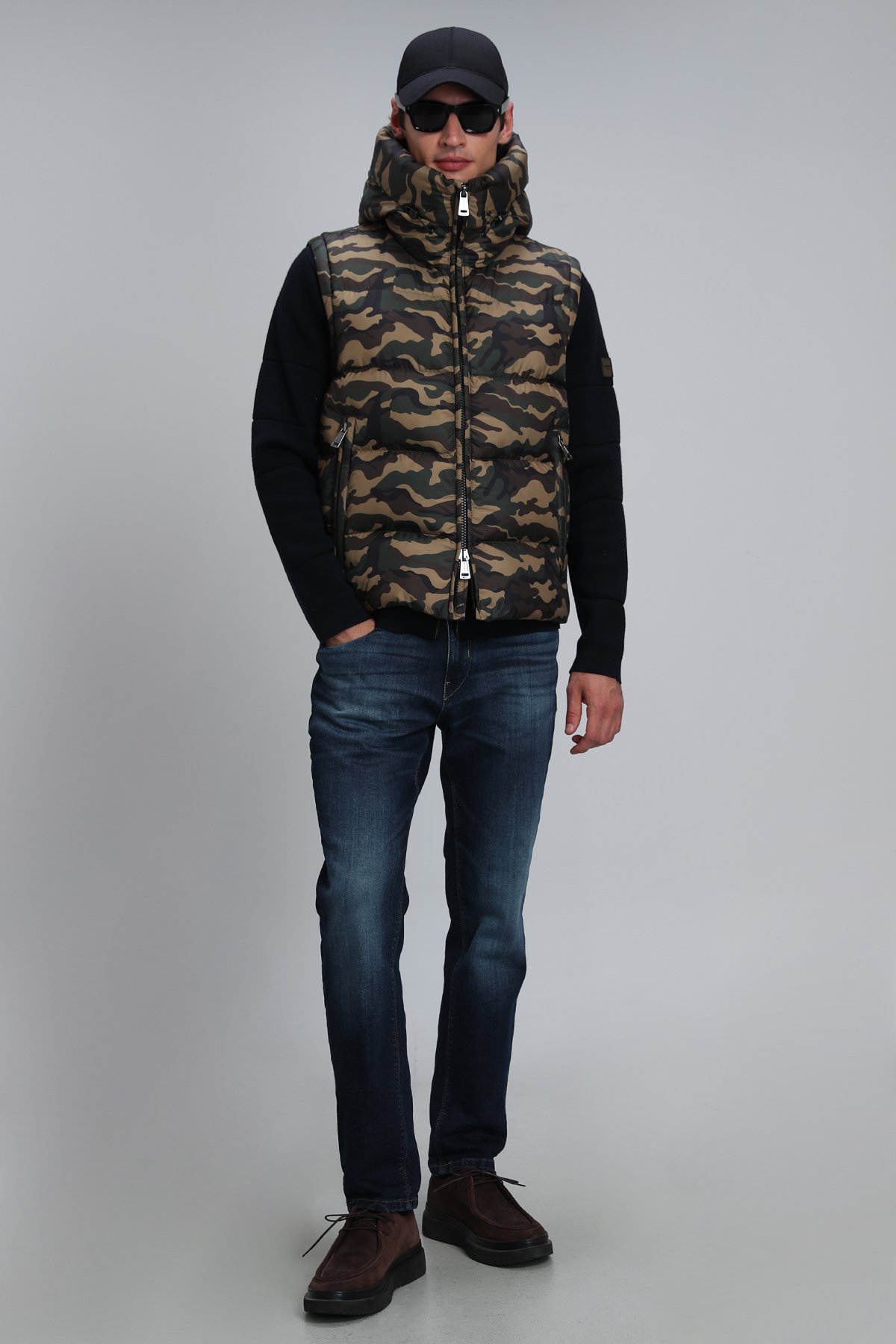 Sımon Goose Feather Mens Vest Brown - Lufian (1)