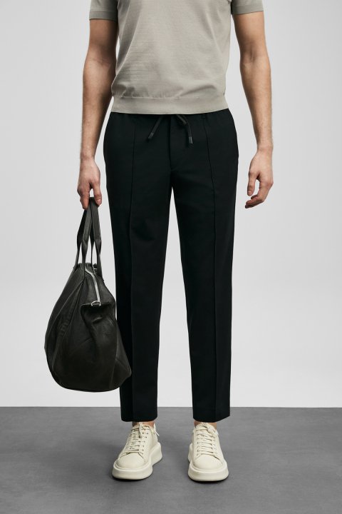 Jogger Pants Slım Fıt Black - Lufian (1)