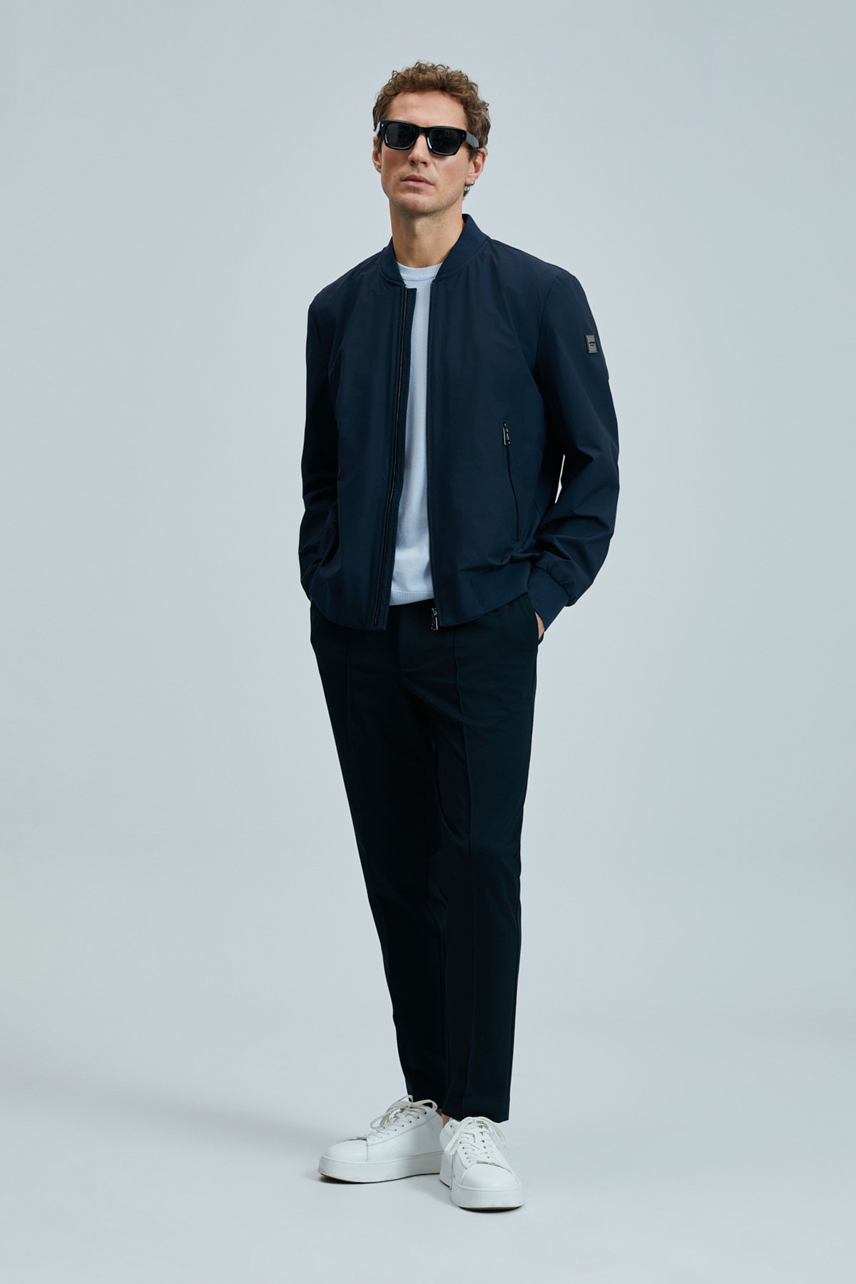 Sımon Smart Erkek Chino Pantolon Slim Fit Lacivert - Lufian