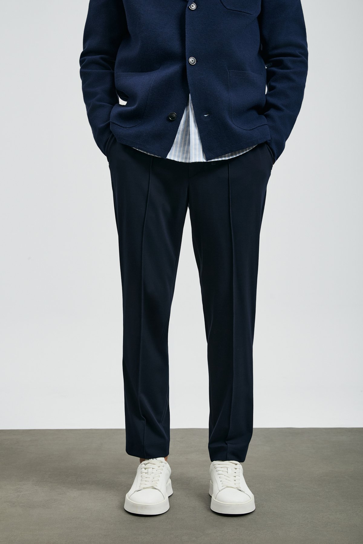 Sımon Smart Erkek Chino Pantolon Slim Fit Lacivert - Lufian (1)