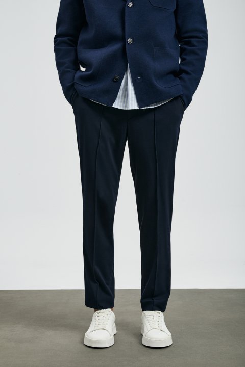 Sımon Smart Erkek Chino Pantolon Slim Fit Lacivert - Lufian (1)