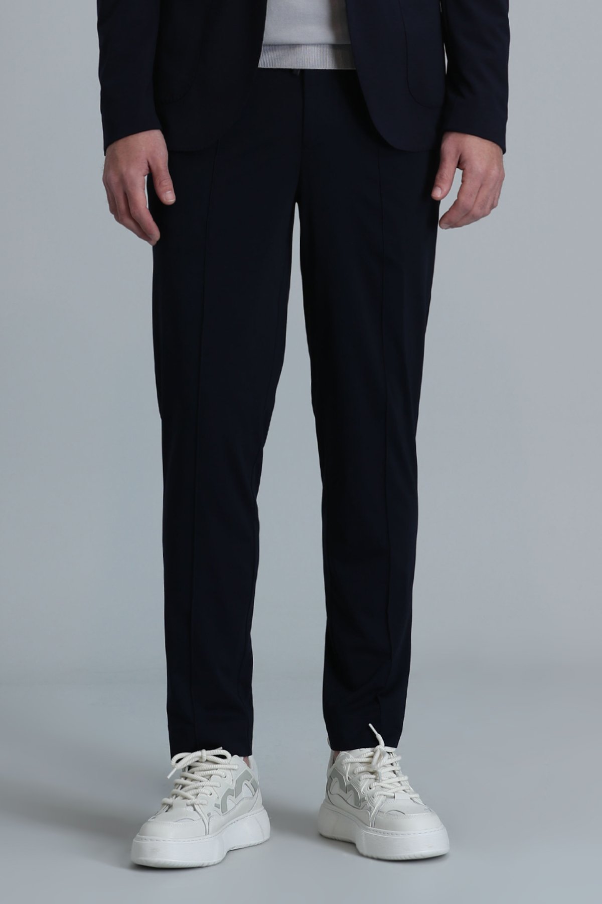 Simon Smart Erkek Chino Pantolon Slim Fit Lacivert - Lufian (1)