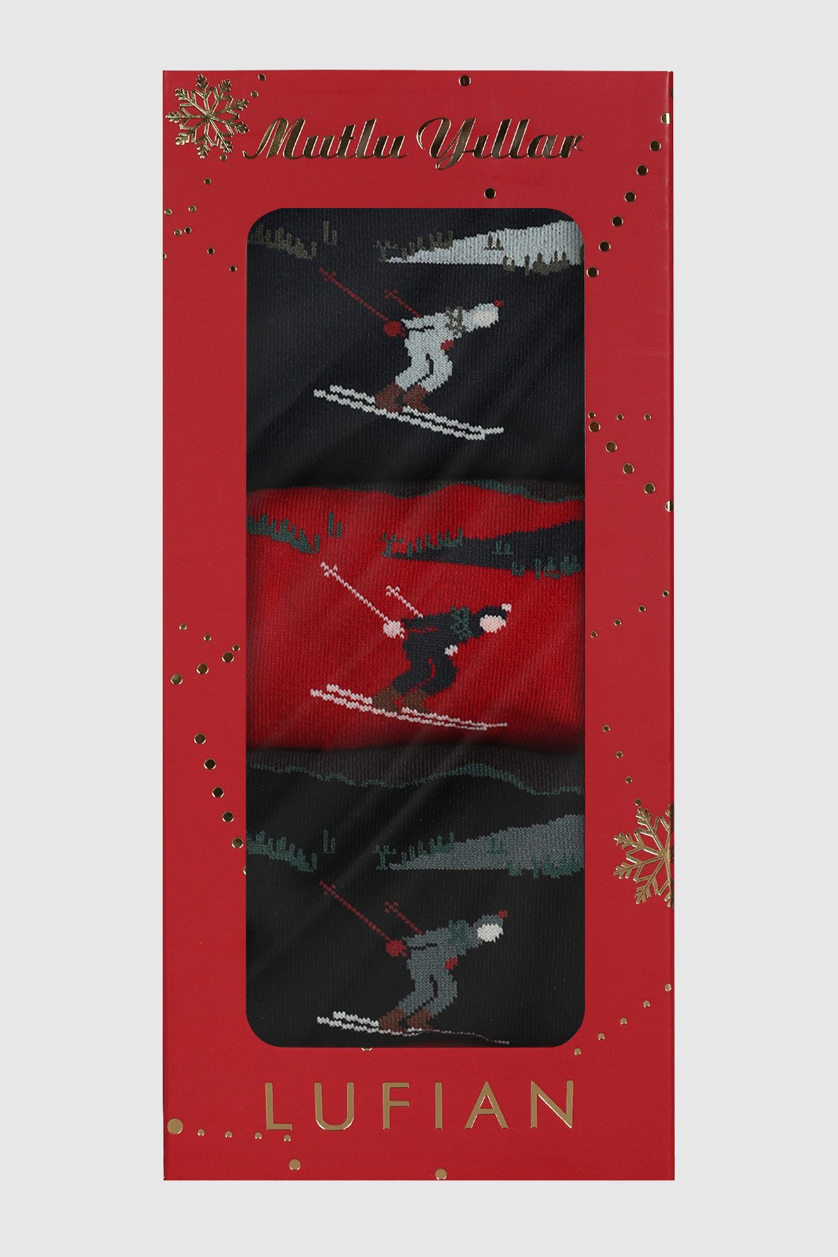 Sky 3'lü Set Erkek Çorap Standart - Lufian