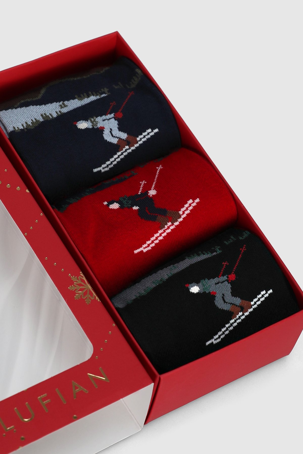 Sky 3'lü Set Erkek Çorap Standart - Lufian (1)