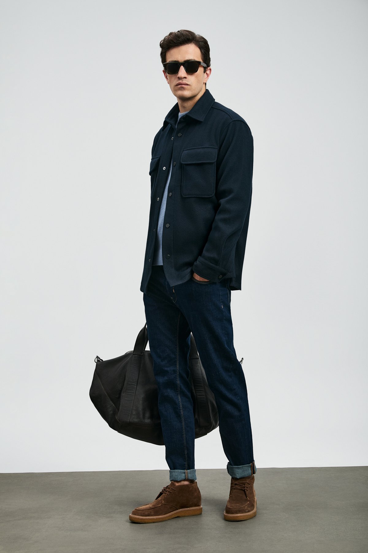 Sky Smart Jean Erkek Pantolon Slim Fit Mavi - Lufian