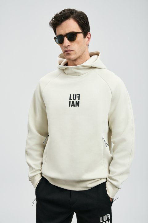 Snow Men's Sweatshirt Off White - Lufian