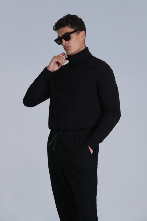 Soıl Erkek Kazak Siyah - Lufian