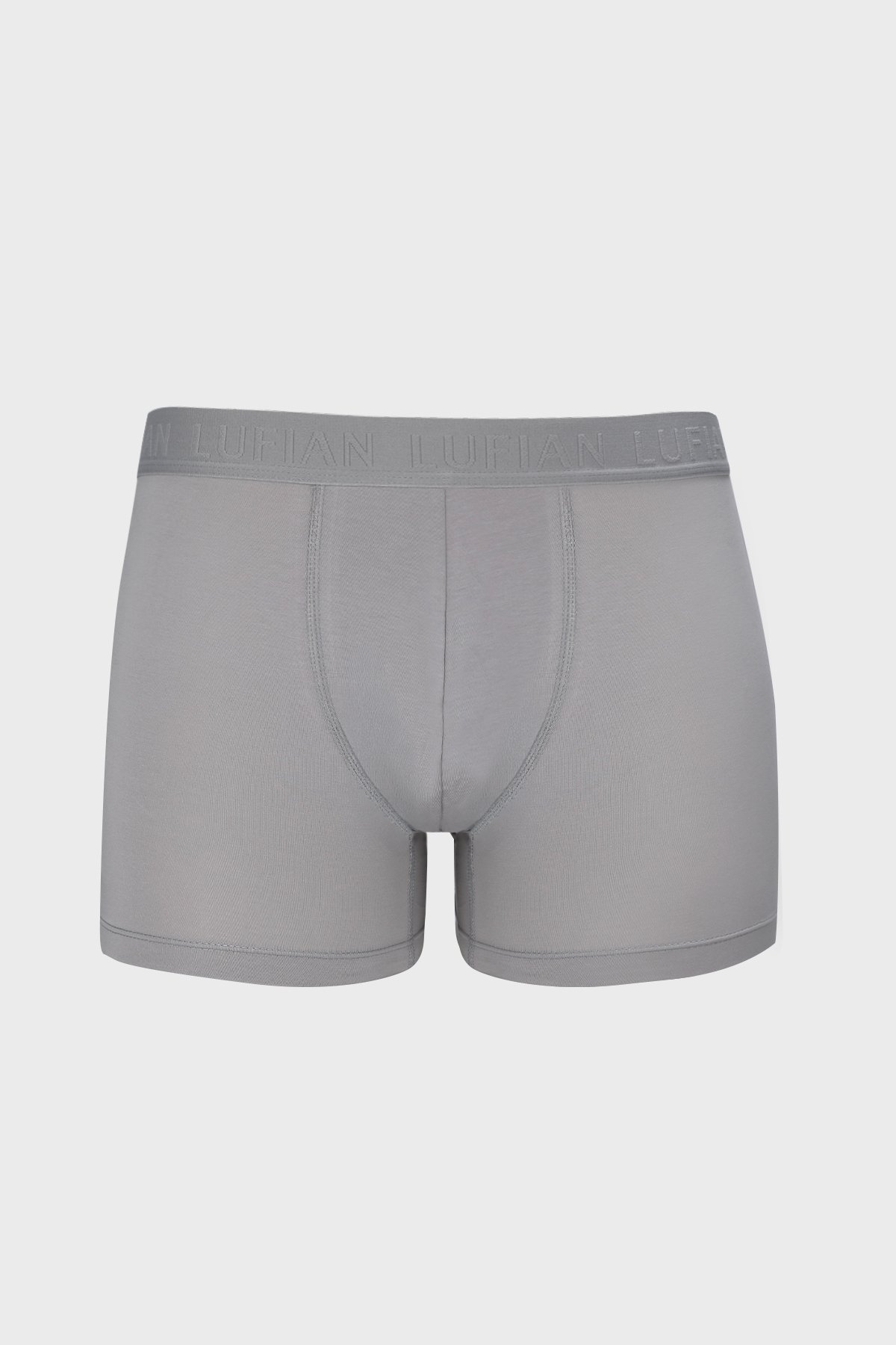 Solıd Erkek Pamuklu Boxer Bej - Lufian