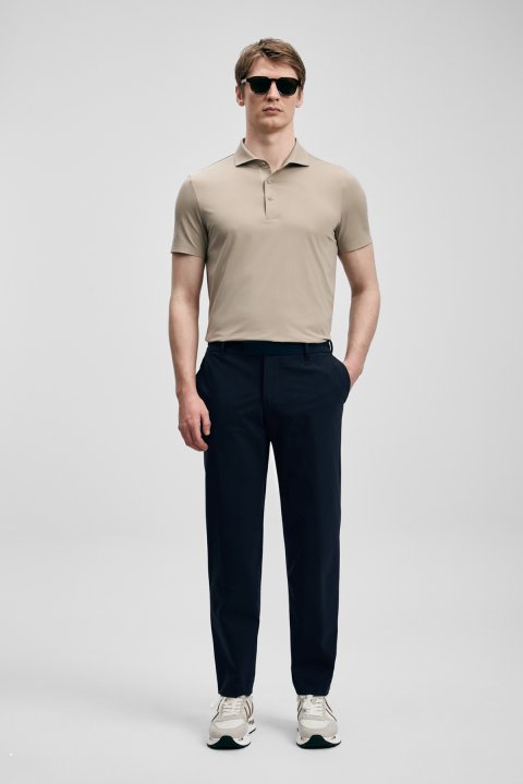 Spencer Hi- Tech Performance Dikişsiz Polo Tişört Toprak - Lufian (1)