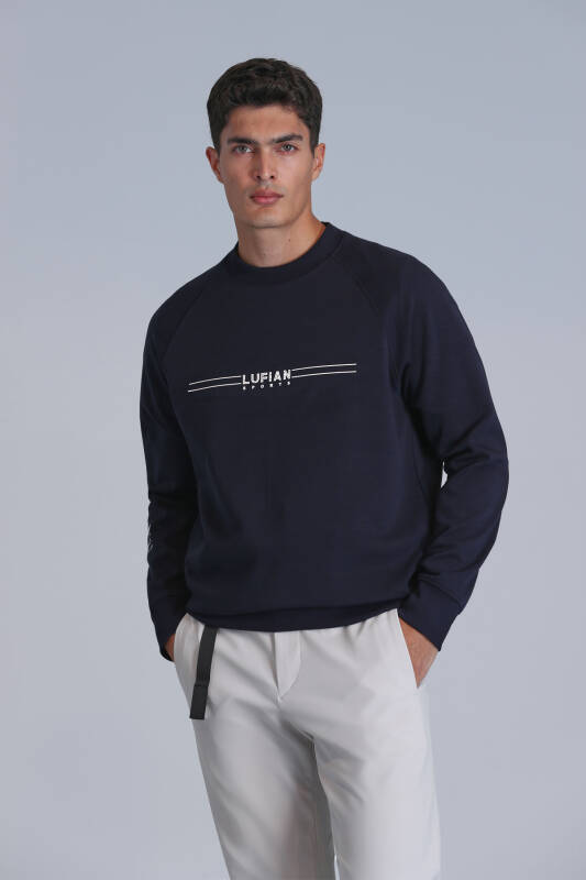 Squıre Erkek Sweatshirt Lacivert - 1