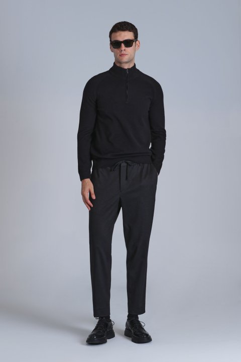 Stavan Erkek Kazak Siyah - Lufian (1)