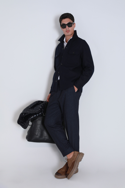 Stell Spor Erkek Chino Pantolon Slim Fit Lacivert