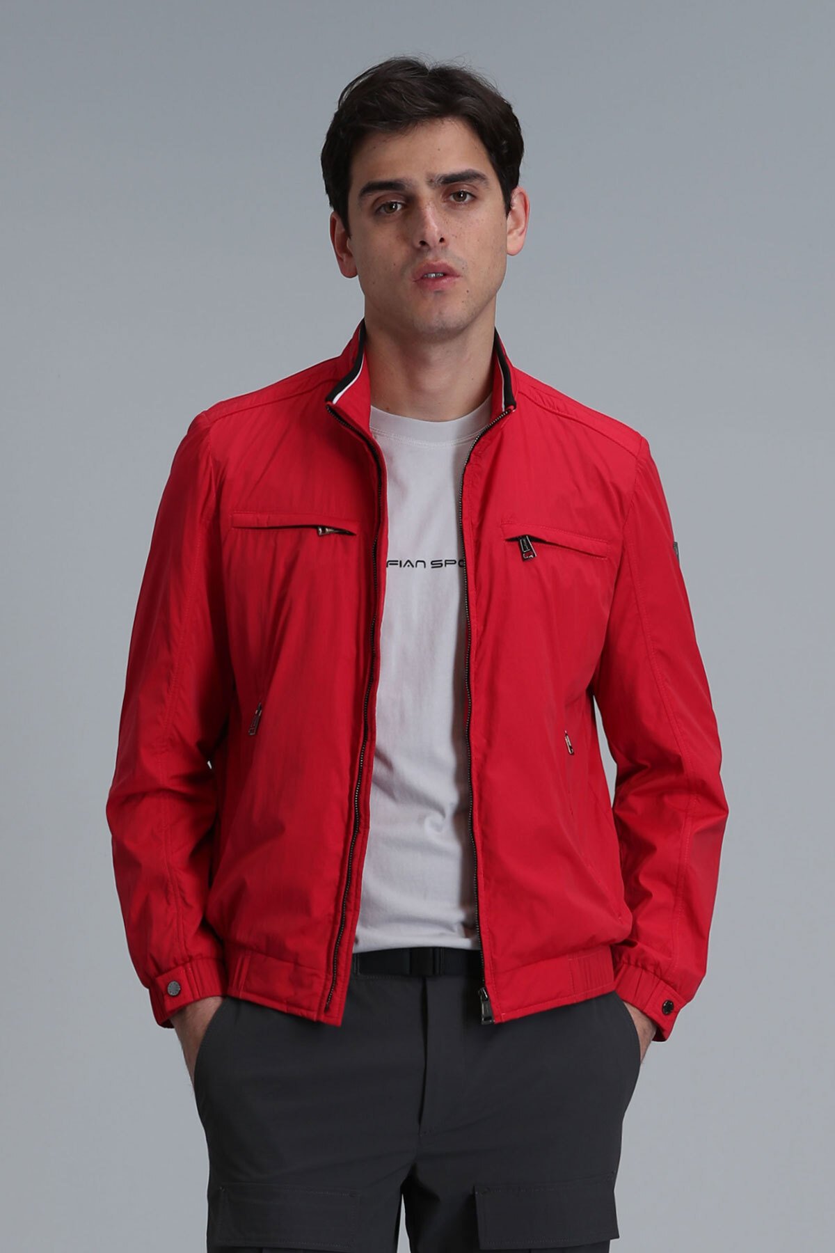 Stephan Male Coat Red - Lufian