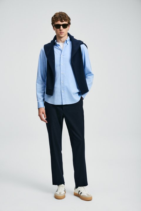 Sterno Smart Erkek Chino Pantolon Slim Fit Lacivert - Lufian