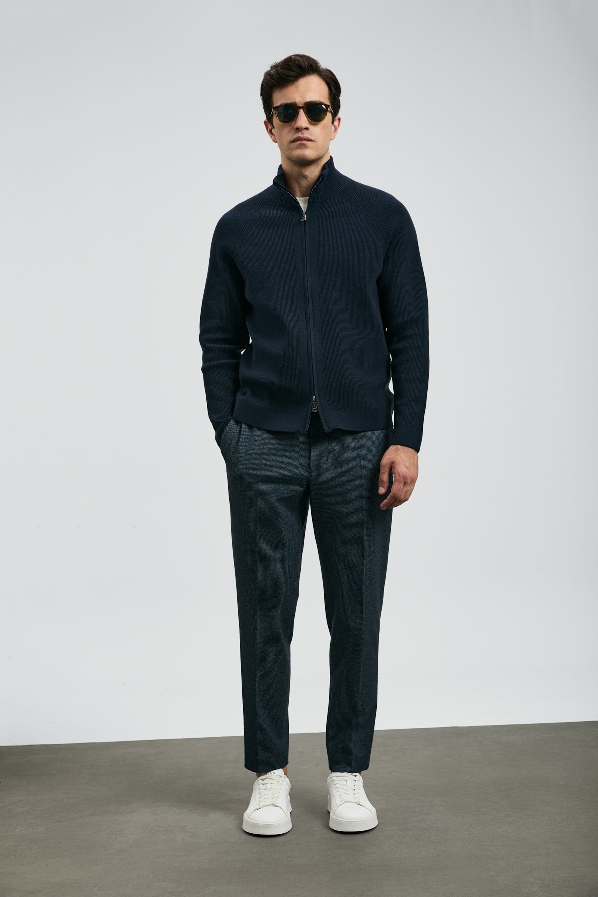 Strus Smart Erkek Chino Pantolon Slim Fit Lacivert - Lufian