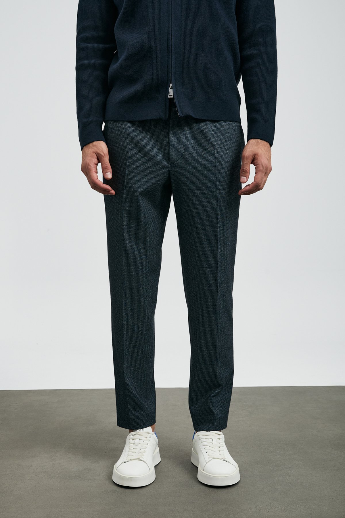 Strus Smart Erkek Chino Pantolon Slim Fit Lacivert - Lufian (1)