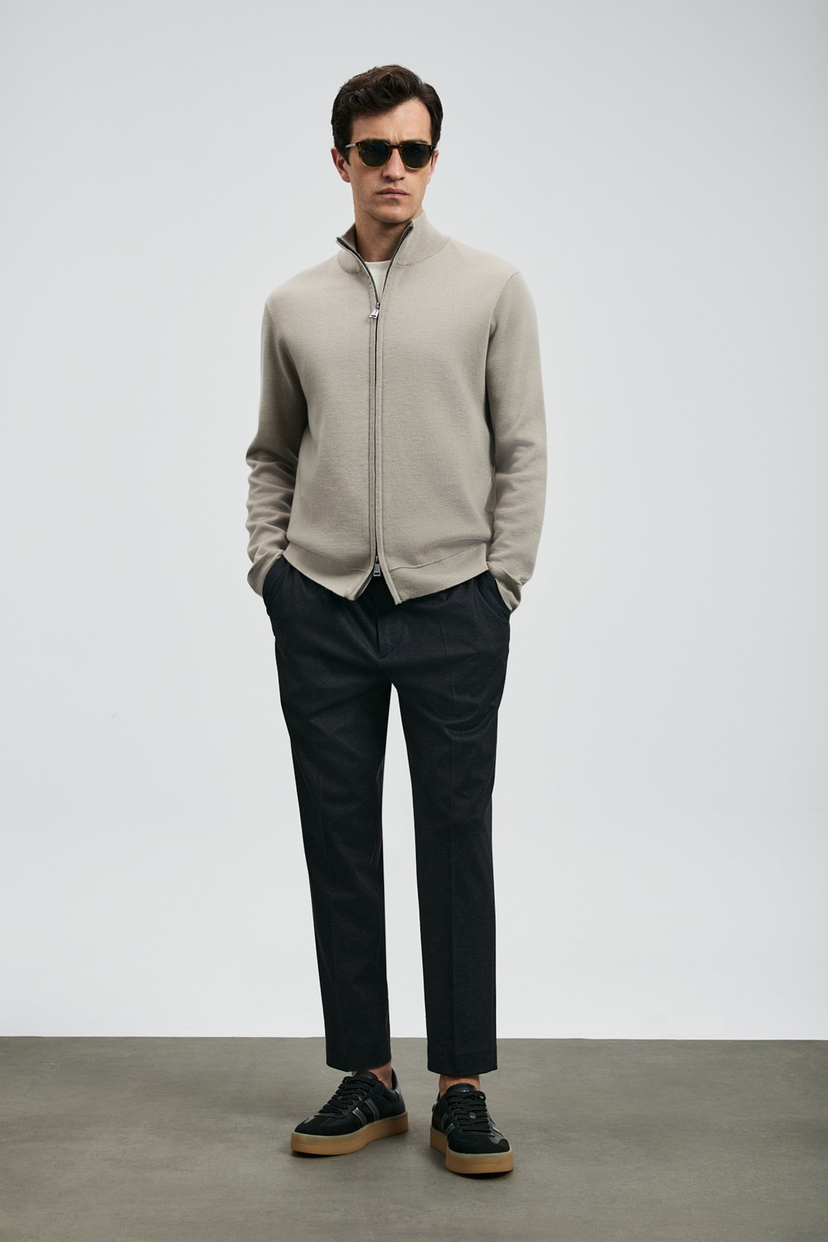 Strus Smart Erkek Chino Pantolon Slim Fit Siyah - Lufian