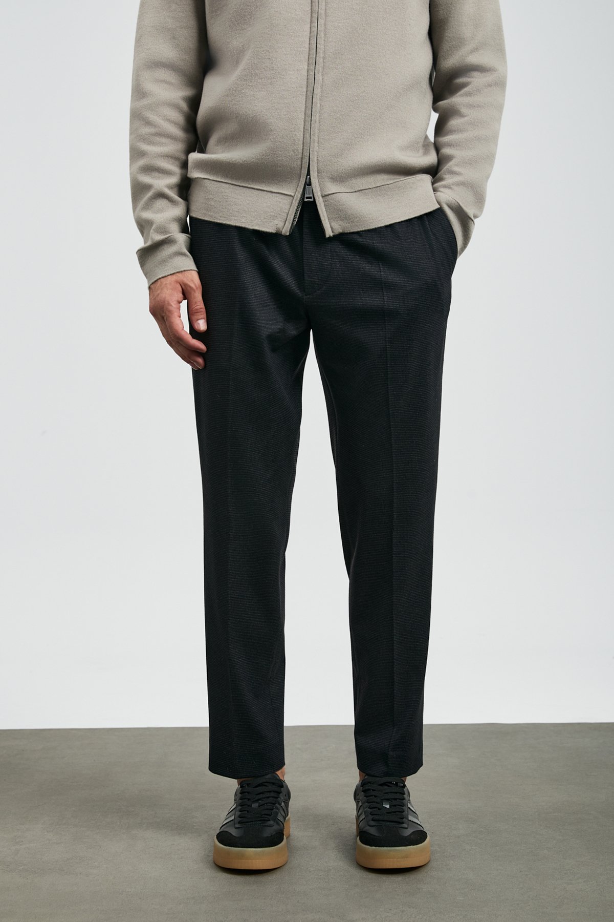 Strus Smart Erkek Chino Pantolon Slim Fit Siyah - Lufian (1)