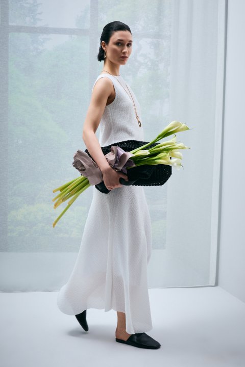 Sunny Kadın Etek Beyaz - Lufian