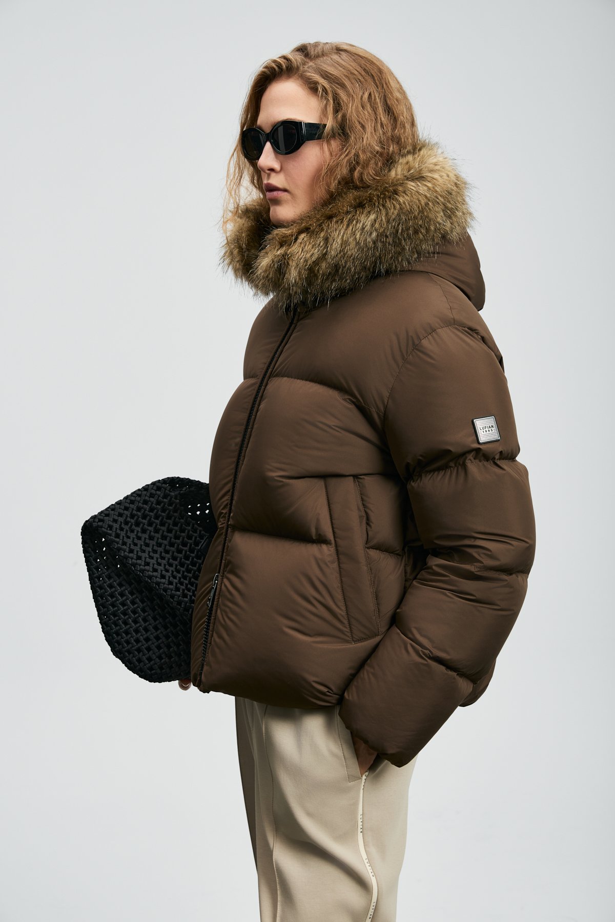 Kaztüyü Woman Coat Brown - Lufian (1)