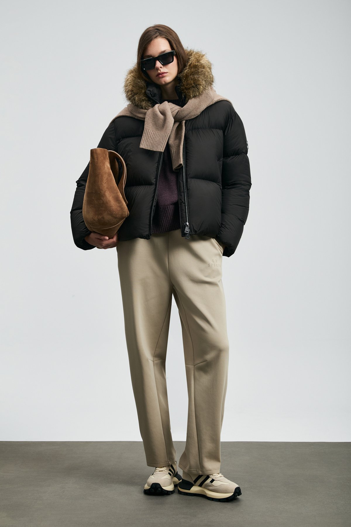 Kaztüyü Woman Coat Black - Lufian (1)